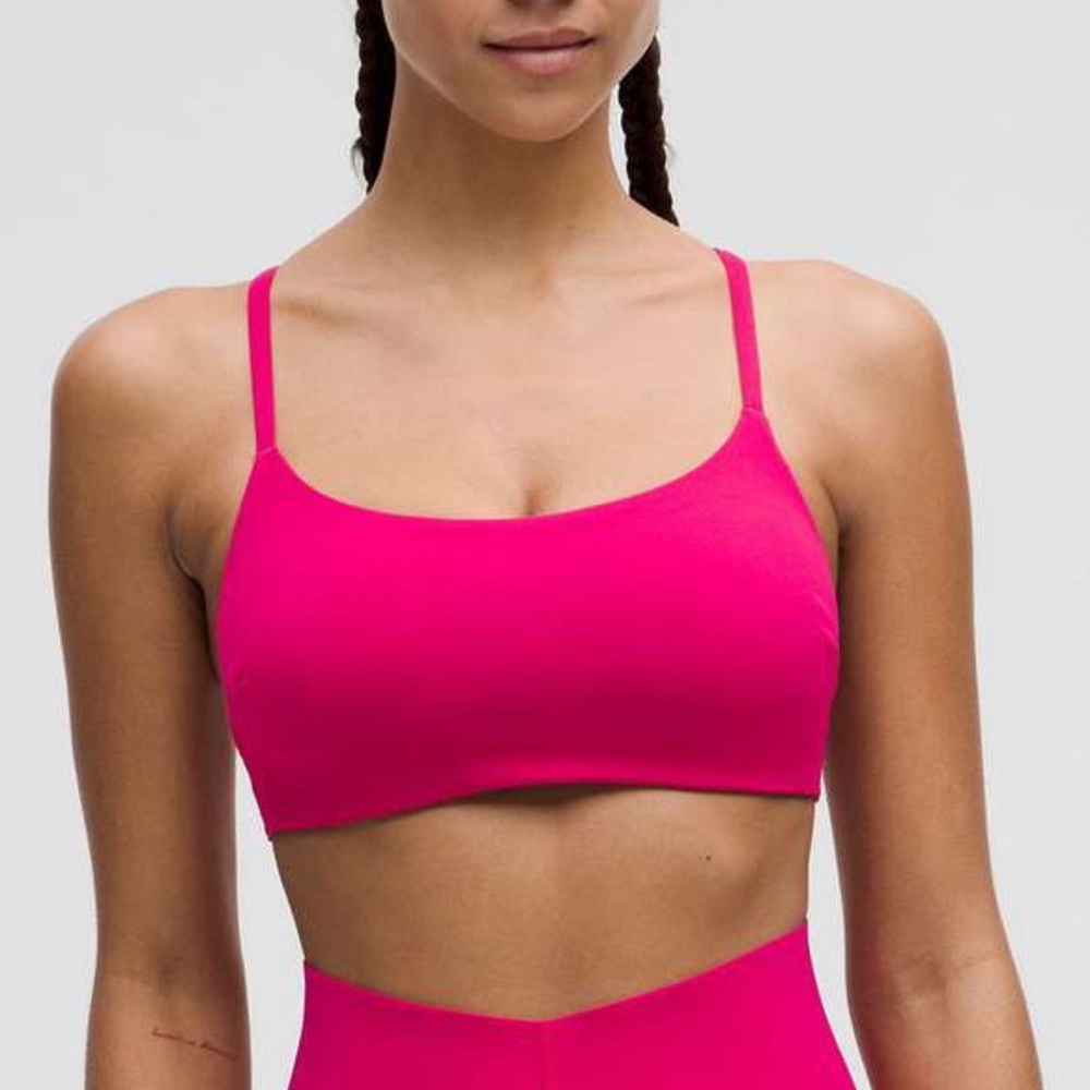 NWT lululemon Wunder Train Strappy Racet Bra C/D • 8 • Passionate - Picture 5 of 6